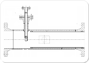 Bamford & Morris custom spray type desuperheater for reducing superheated steam to near saturation temperatures within the process pipeline.