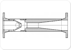 A Bamford & Morris custom IGF type liquid jet gas eductor which uses a high pressure motive liquid for evacuating vessels and creating micro bubbles in water treatment applications.